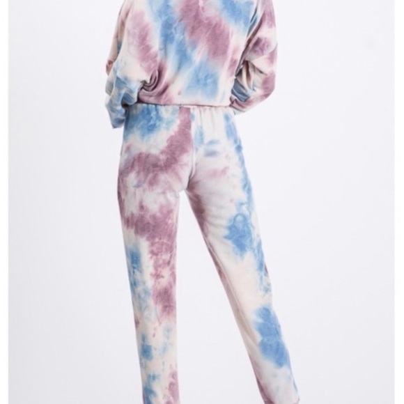 New trendy comfy tie dye sweatsuit - Picture 2 of 7